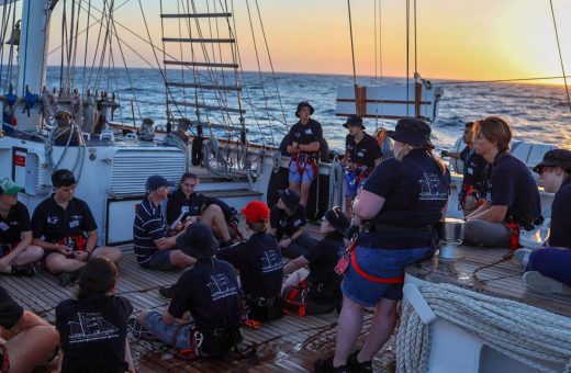 Youth-development-voyage-crew-on-deck-sail-training